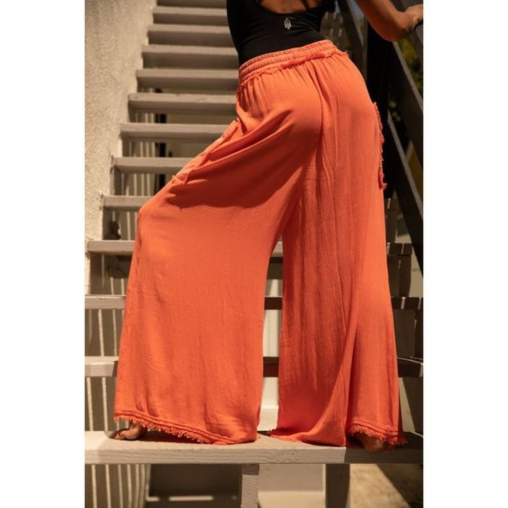 NEW FP Movement Sure Thing Wide Leg Pant Coral